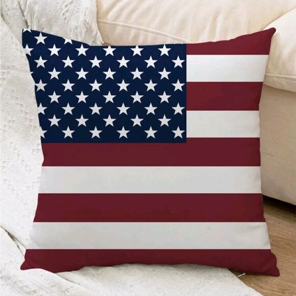 American Flag 🇺🇸 Pillow Cover - Picture 1 of 5